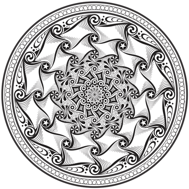 Intricate Mandala Pattern Background PNG