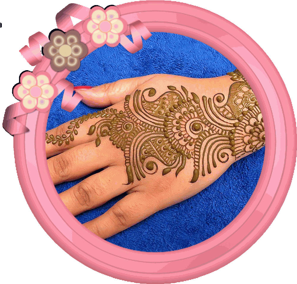 Intricate Mehndi Designon Hand PNG