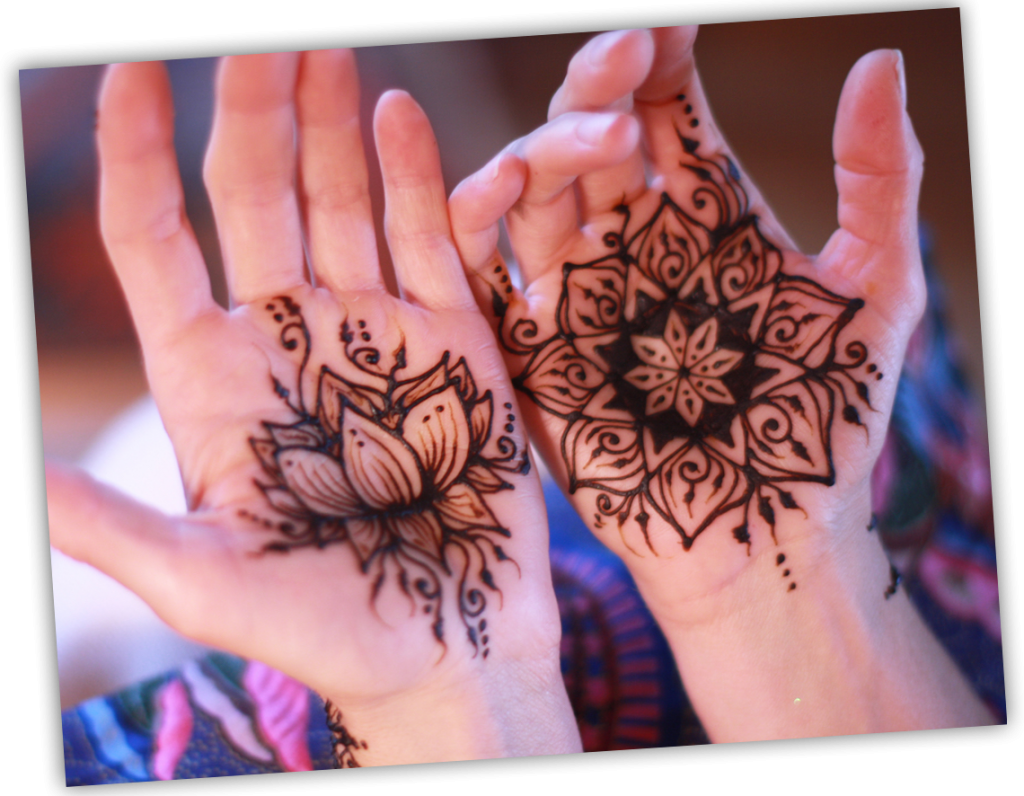 Intricate Mehndi Designson Hands PNG