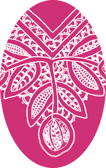 Intricate Pink Egg Pattern.jpg PNG