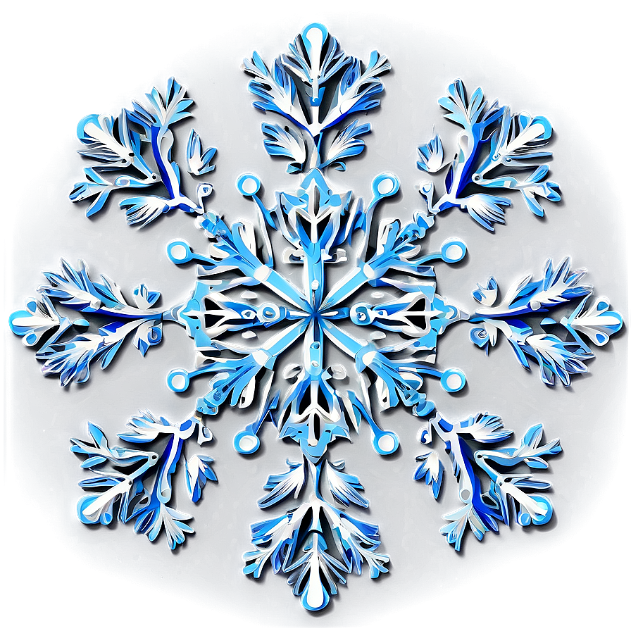 Intricate Snowflake Outline Png 04292024 PNG