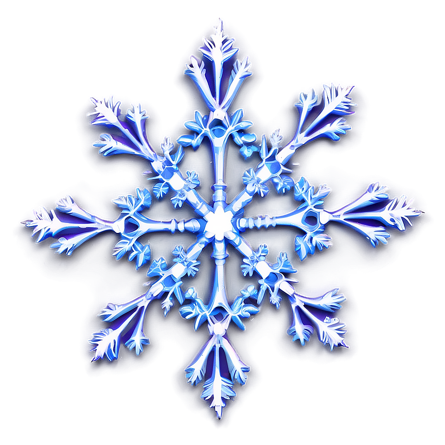 Intricate Snowflake Outline Png 04292024 PNG