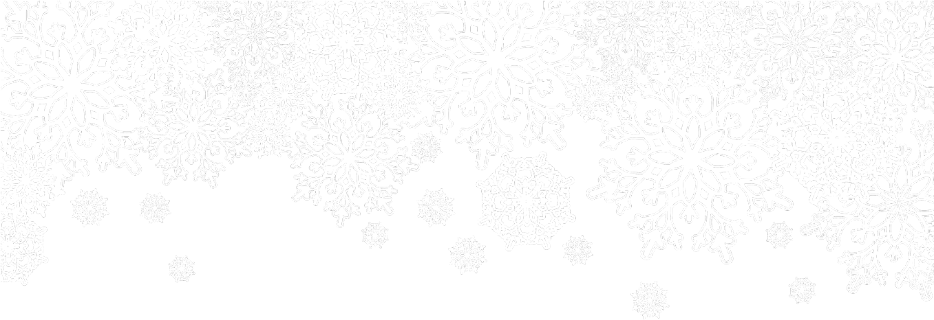 Intricate Snowflake Pattern Banner PNG