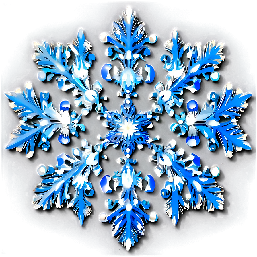 Intricate Snowflake Template Png 05252024 PNG