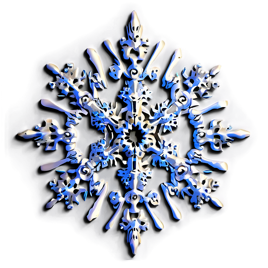 Intricate Snowflake Template Png Hel12 PNG