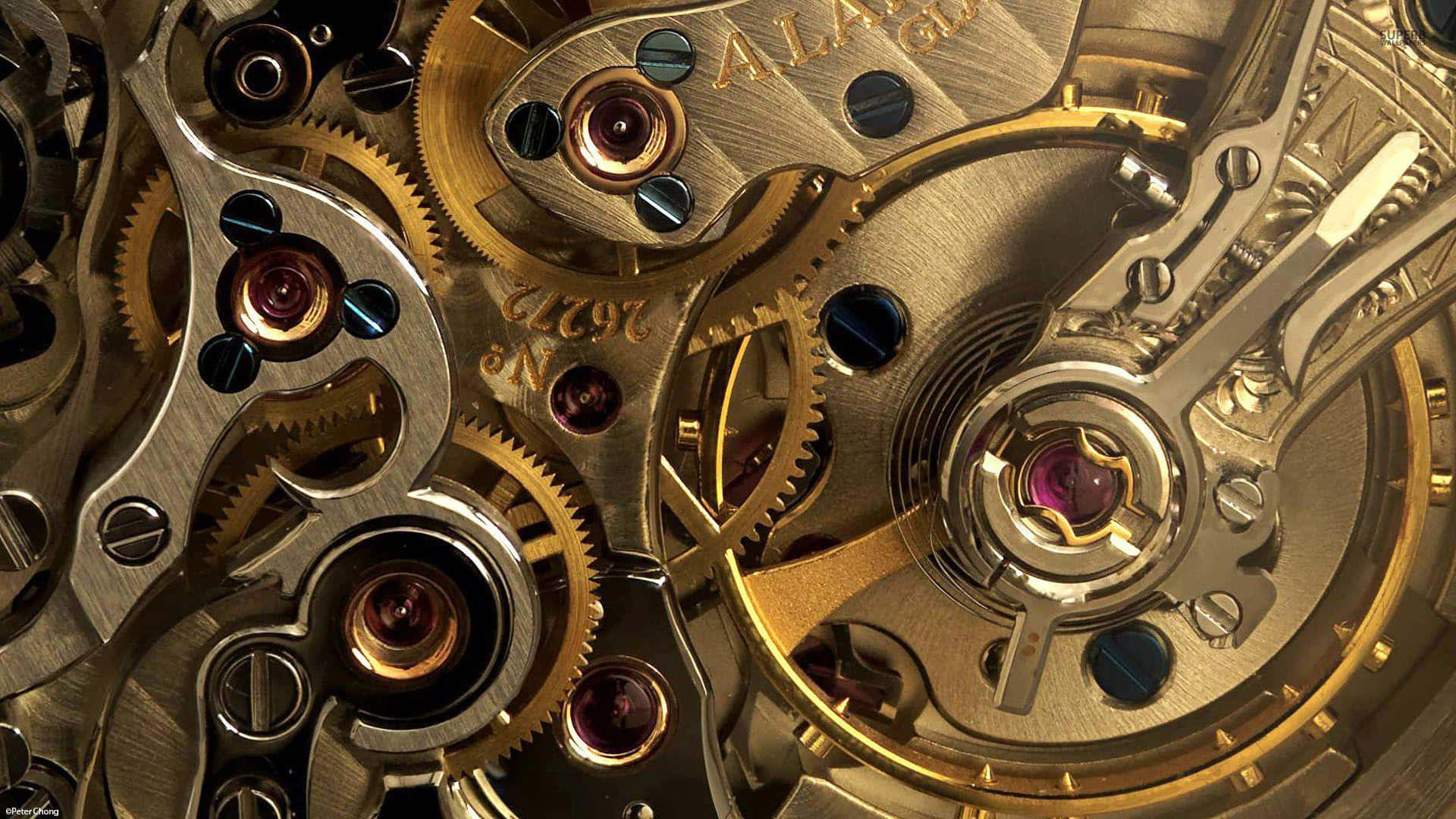 Intricate Watch Mechanism Wallpaper