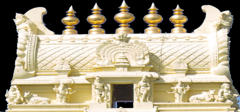 Intricate_ Hindu_ Temple_ Architecture_ Detail PNG