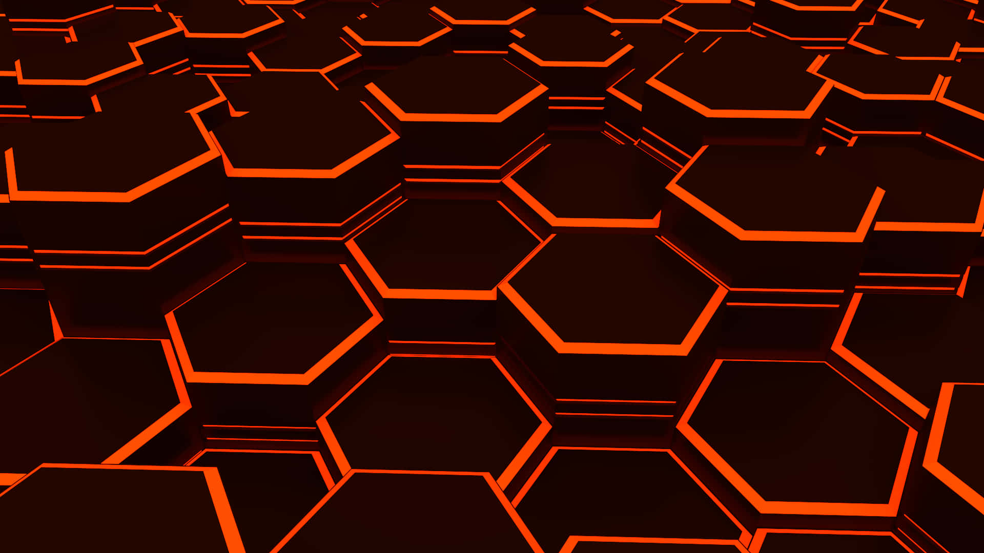 3D Honeycomb Intro Background