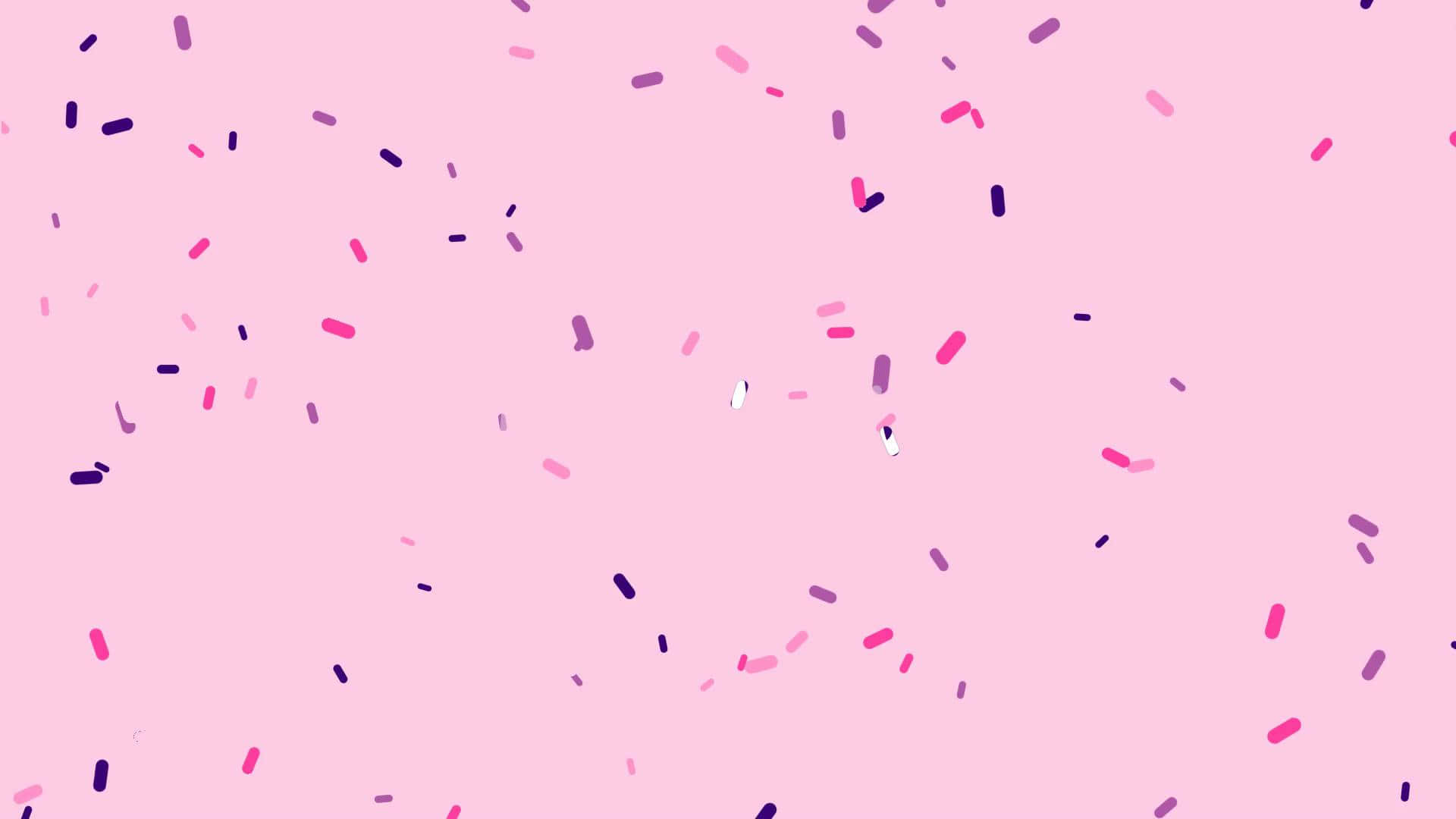 Pink Confetti Intro Background