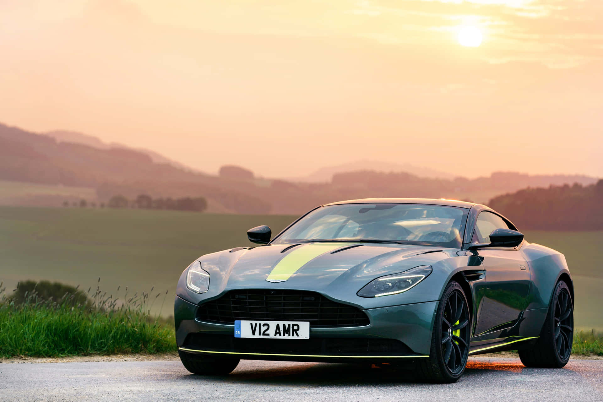 Introducing The Sleek And Powerful Aston Martin Db11 Wallpaper