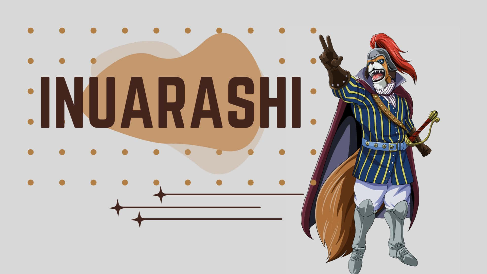 Inuarashi, a leader of the Inuarashi Musketeer Squad Wallpaper