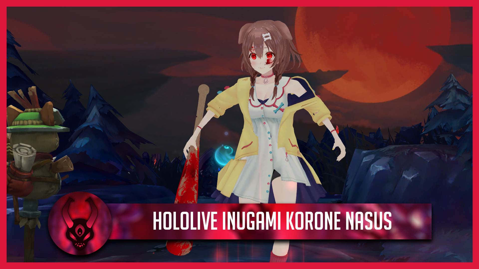 Get to know Inugami Korone, a cute and adorable canine with an electrifying personality! Wallpaper