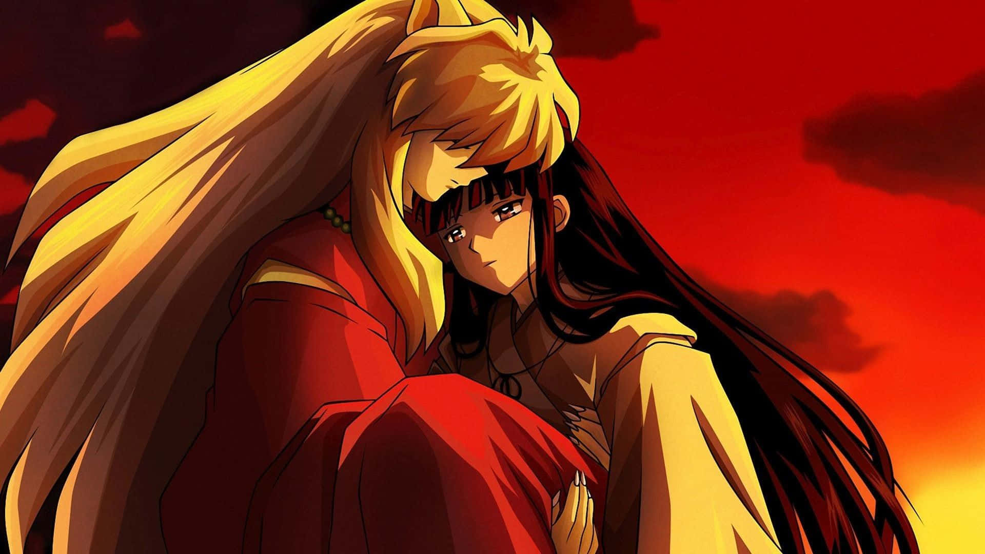 Inuyasha in Action Wallpaper