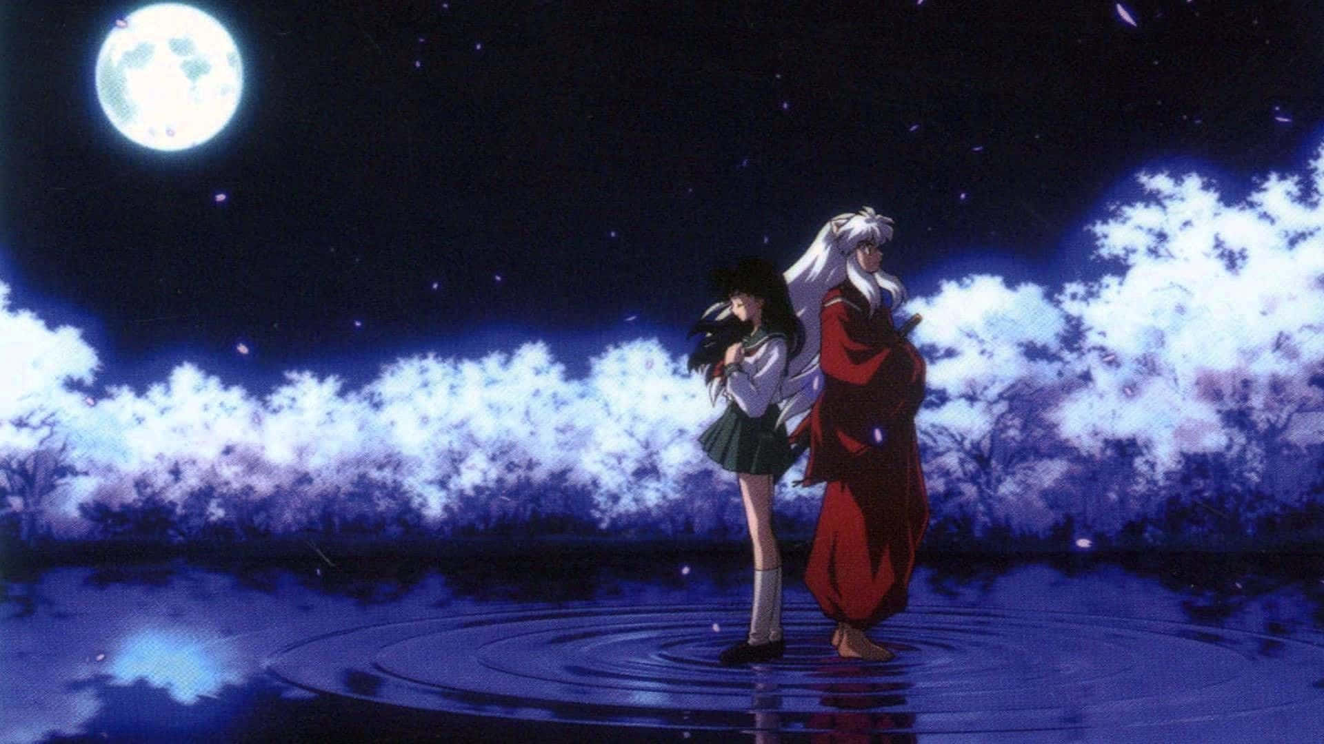 Step into an anime adventure with "Inuyasha" Wallpaper