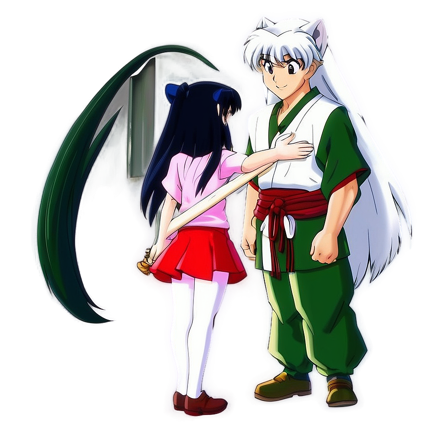 Download Inuyasha And Kagome Love Png Dea90 | Wallpapers.com