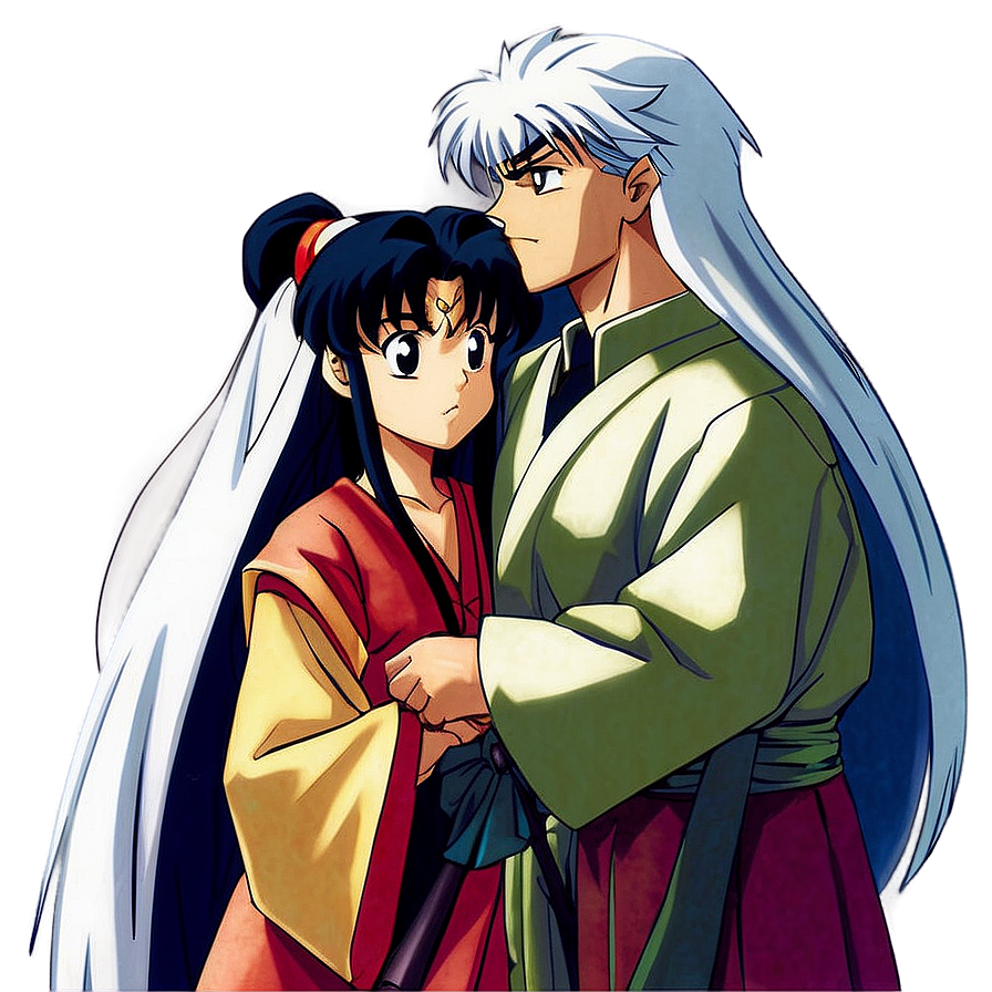 Download Inuyasha And Kagome Png 65 | Wallpapers.com