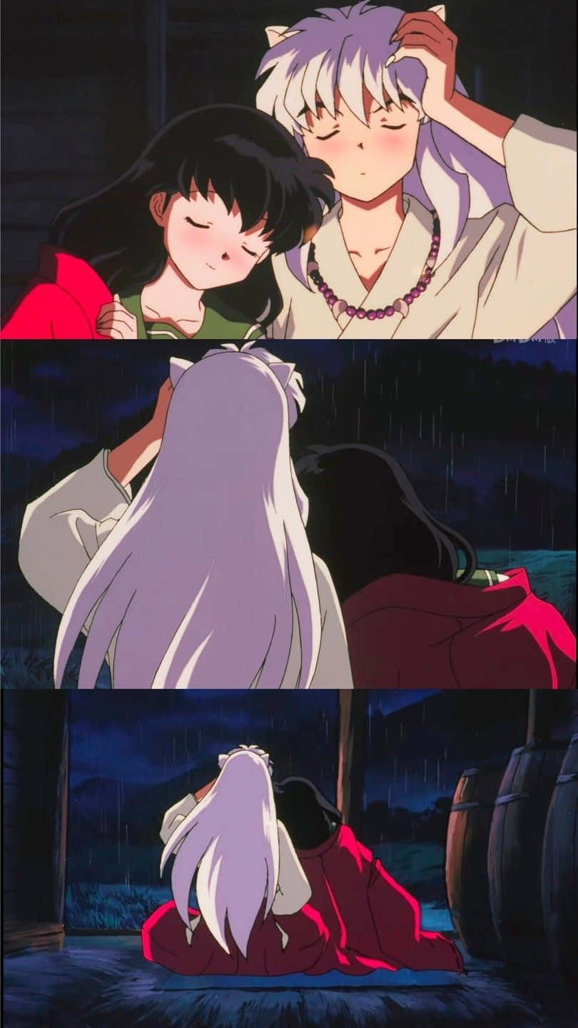 Inuyasha Et Rin - Lien Indéfectible À L'époque Féodale Fond d'écran