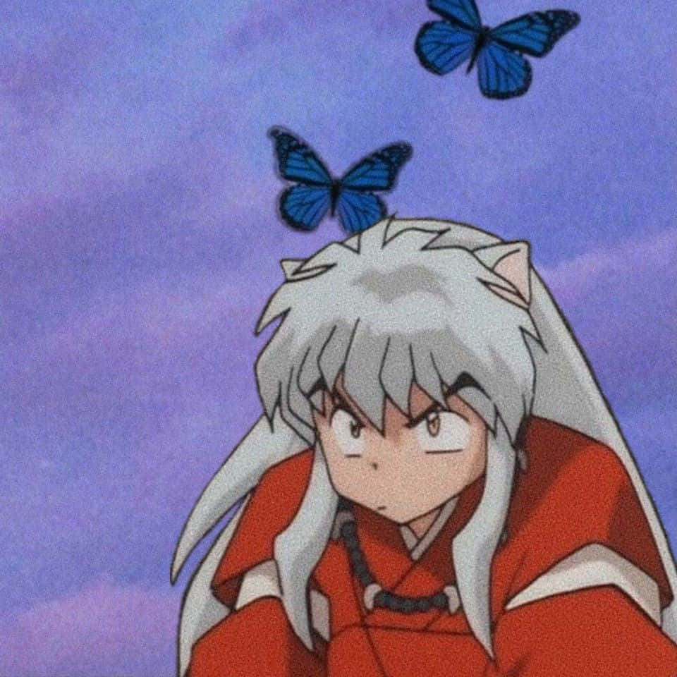 Inuyasha En Rin Geanimeerde Wallpaper Achtergrond