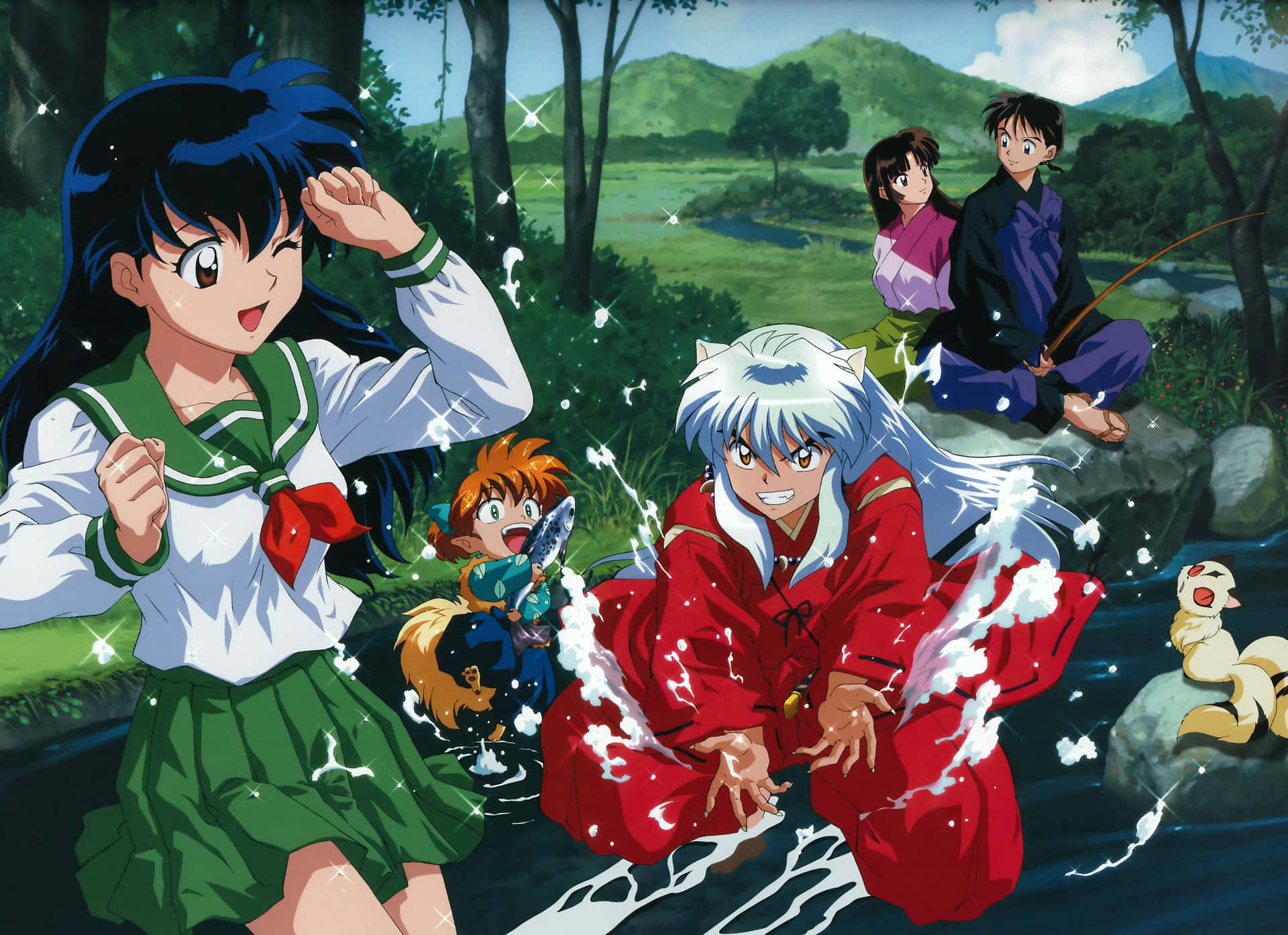 Slay the demons in Inuyasha!