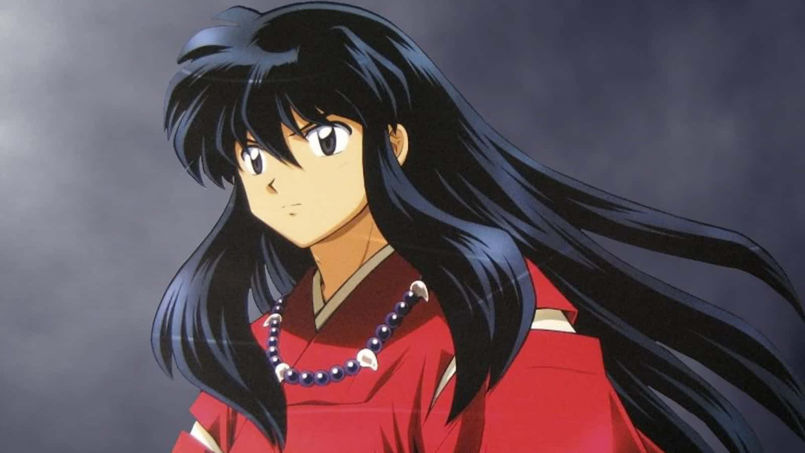 Smiling Inuyasha in the Forest