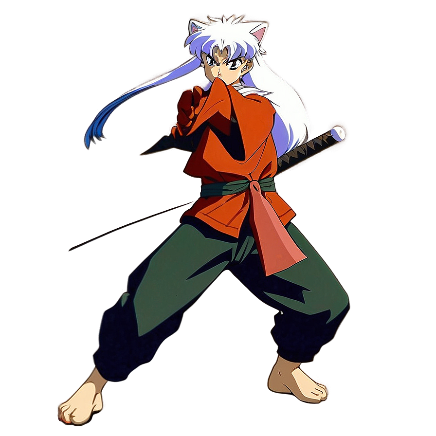 Download Inuyasha Fighting Pose Png 52 | Wallpapers.com