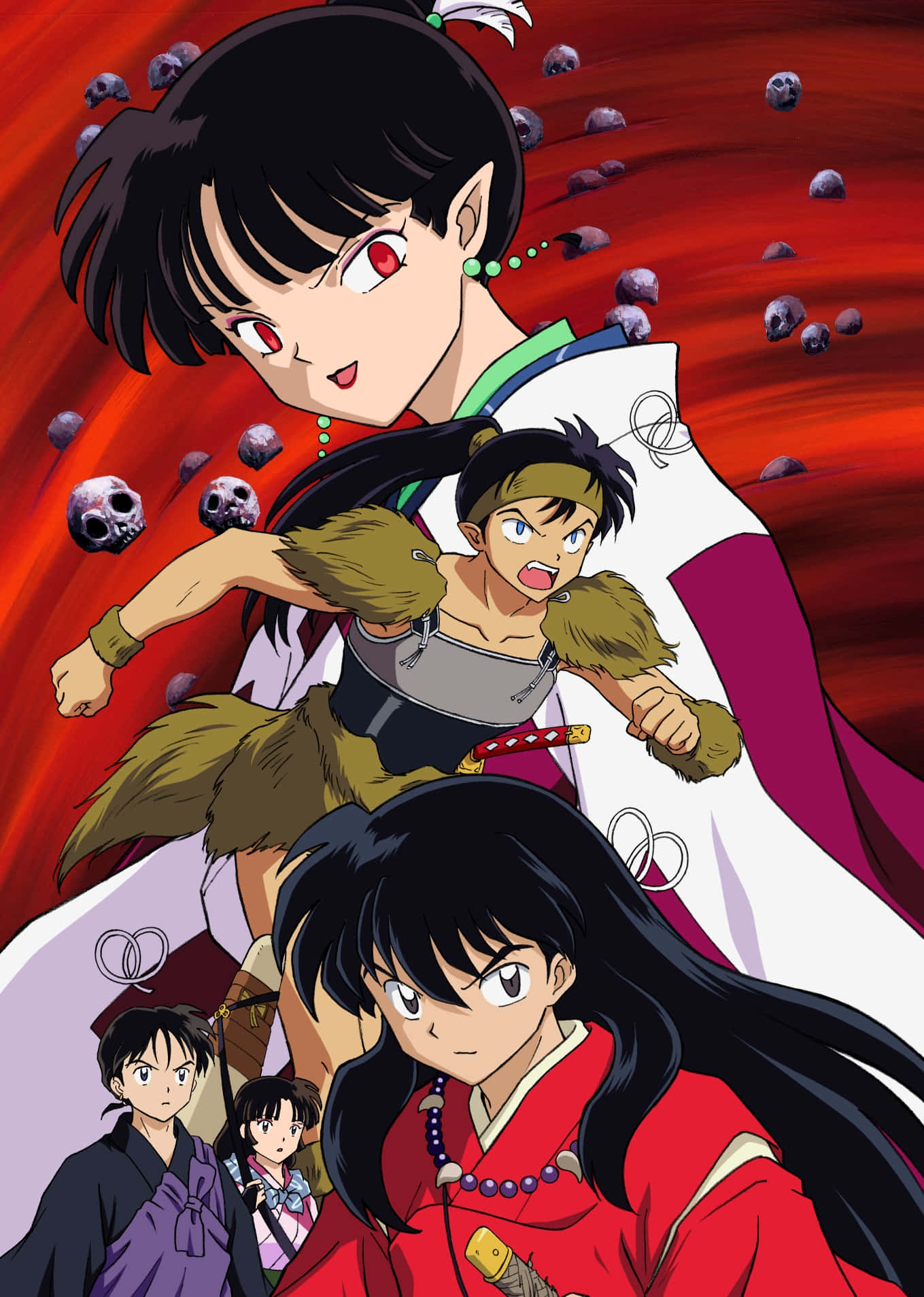 Kagura of the Wind from Inuyasha Anime Wallpaper