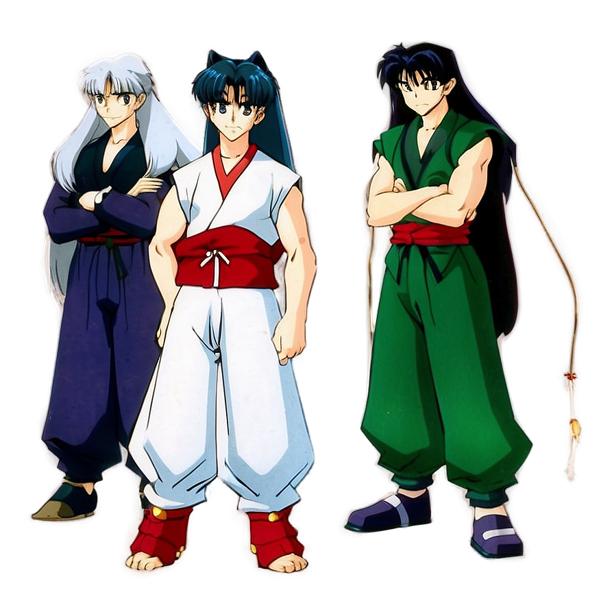 Download Inuyasha Villains Group Png Xod42 | Wallpapers.com