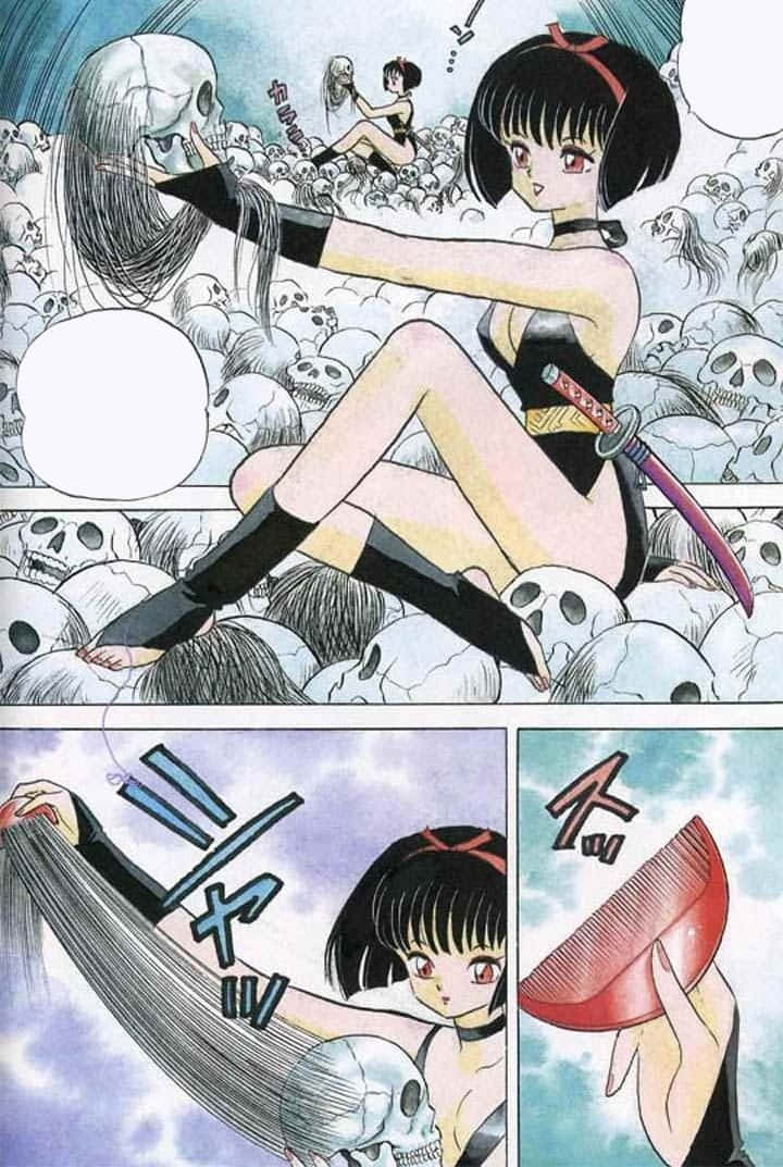 Yura and Inuyasha locked in battle. Wallpaper