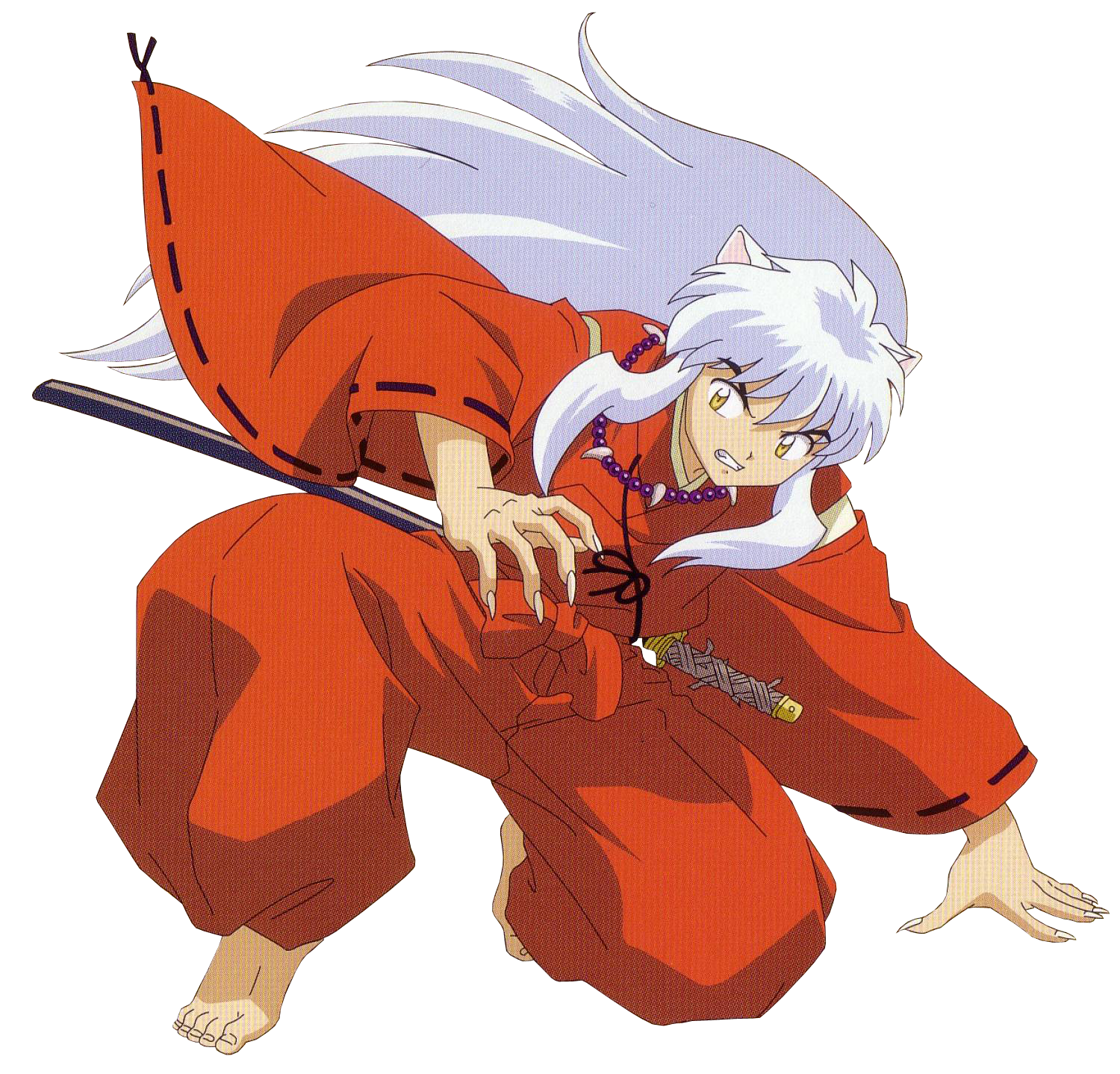 Inuyasha_ Anime_ Character_ Pose PNG