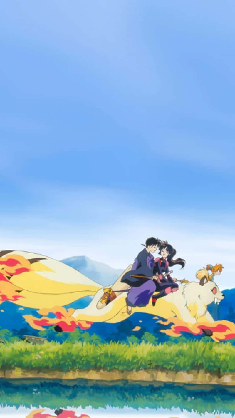 Inuyasha Dan Kirara Petualangan Terbang Wallpaper