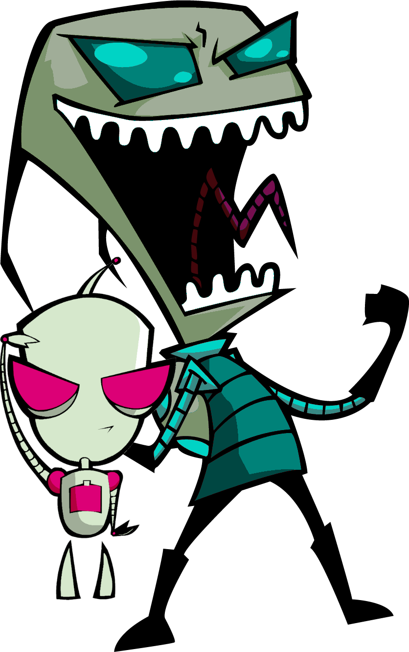 Invader Zim Character Gir Dog Suit PNG