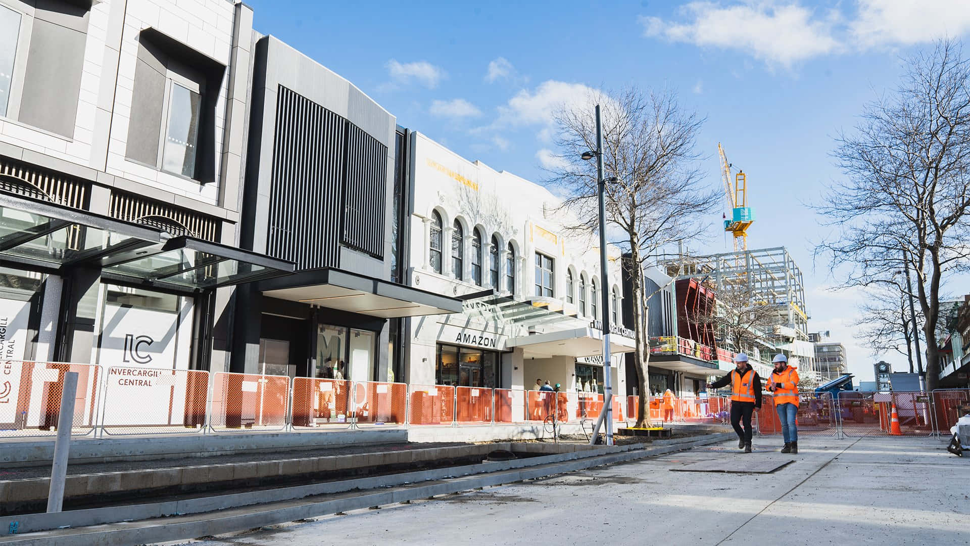 Invercargill Central Construction Site Wallpaper