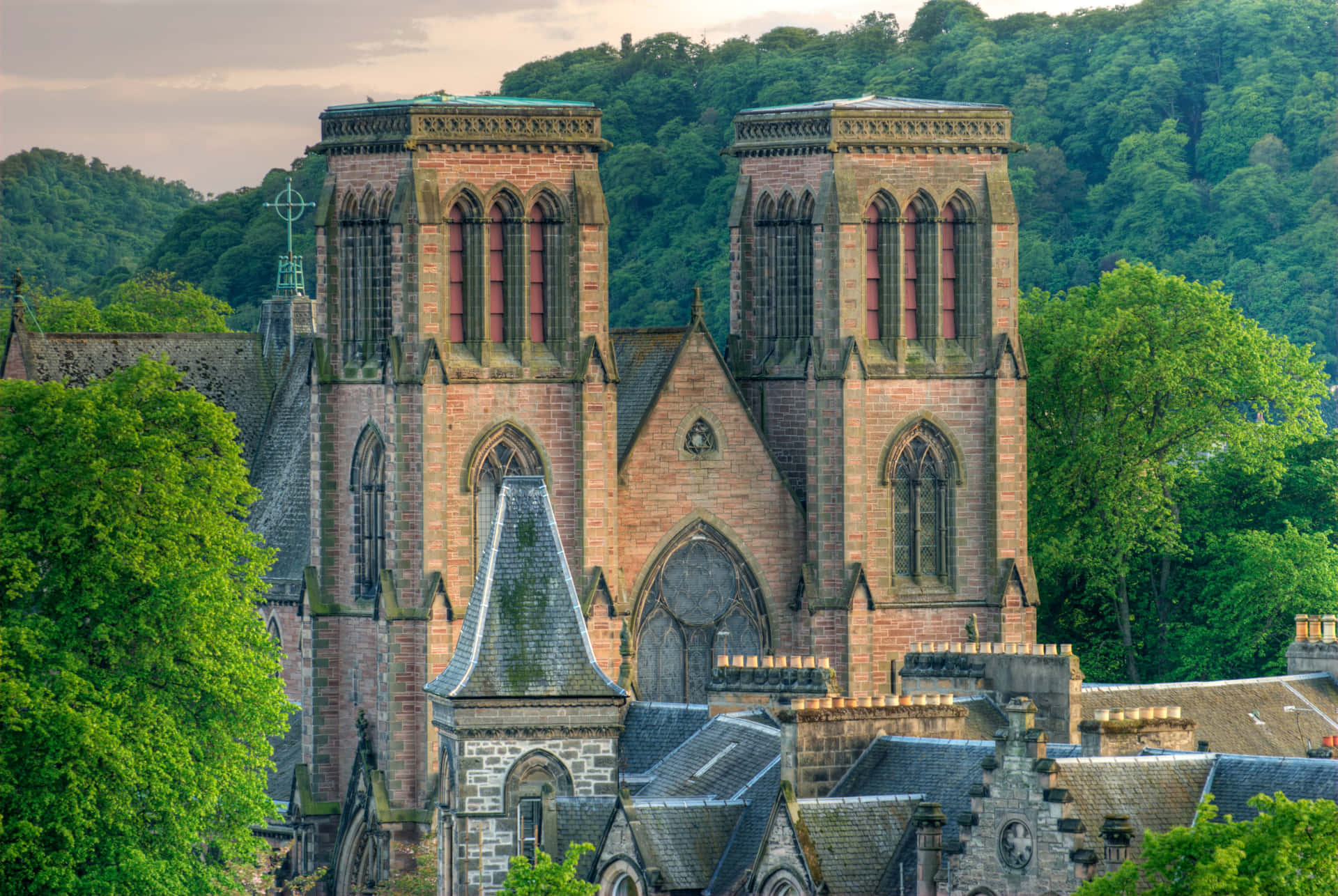 Arsitektur Katedral Inverness Wallpaper