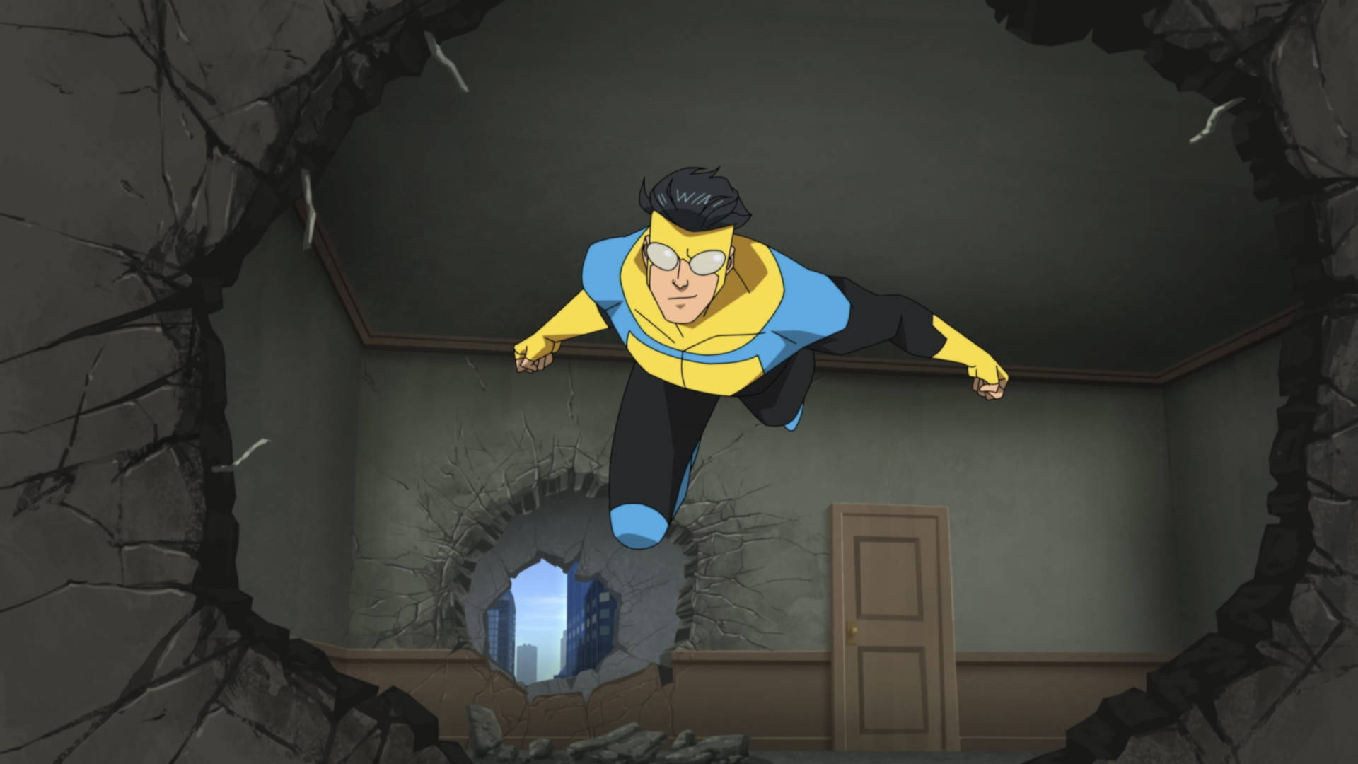 Invincible Hole In The Wall Wallpaper