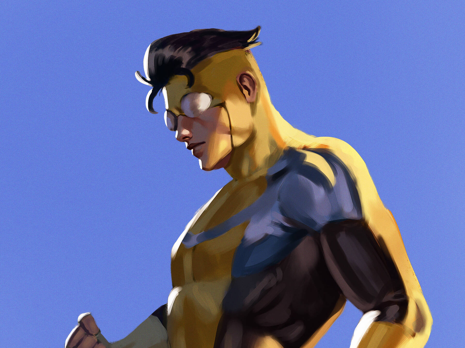 Invincible Shadow Painting Wallpaper