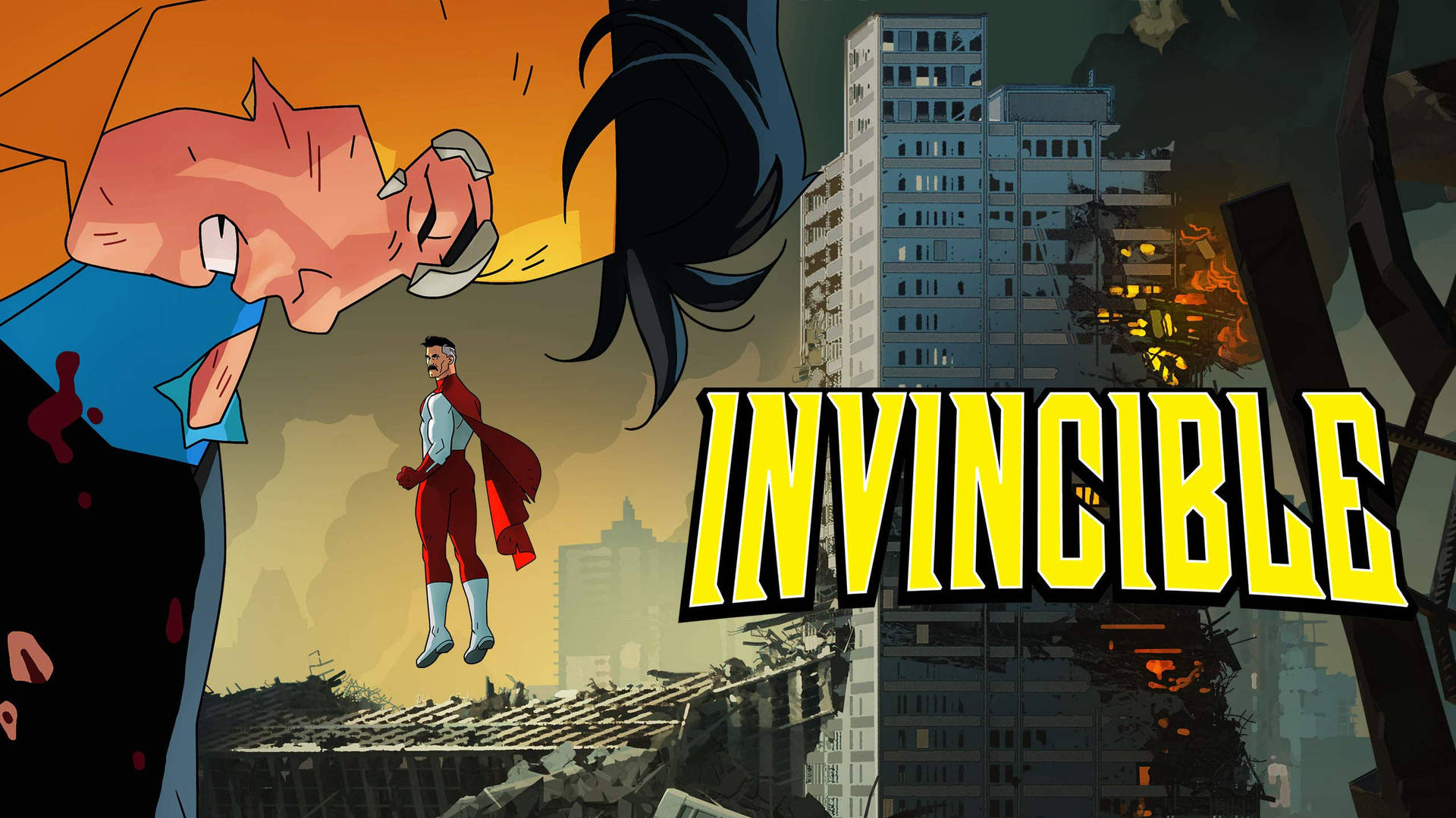 Invincible Title Panel Background