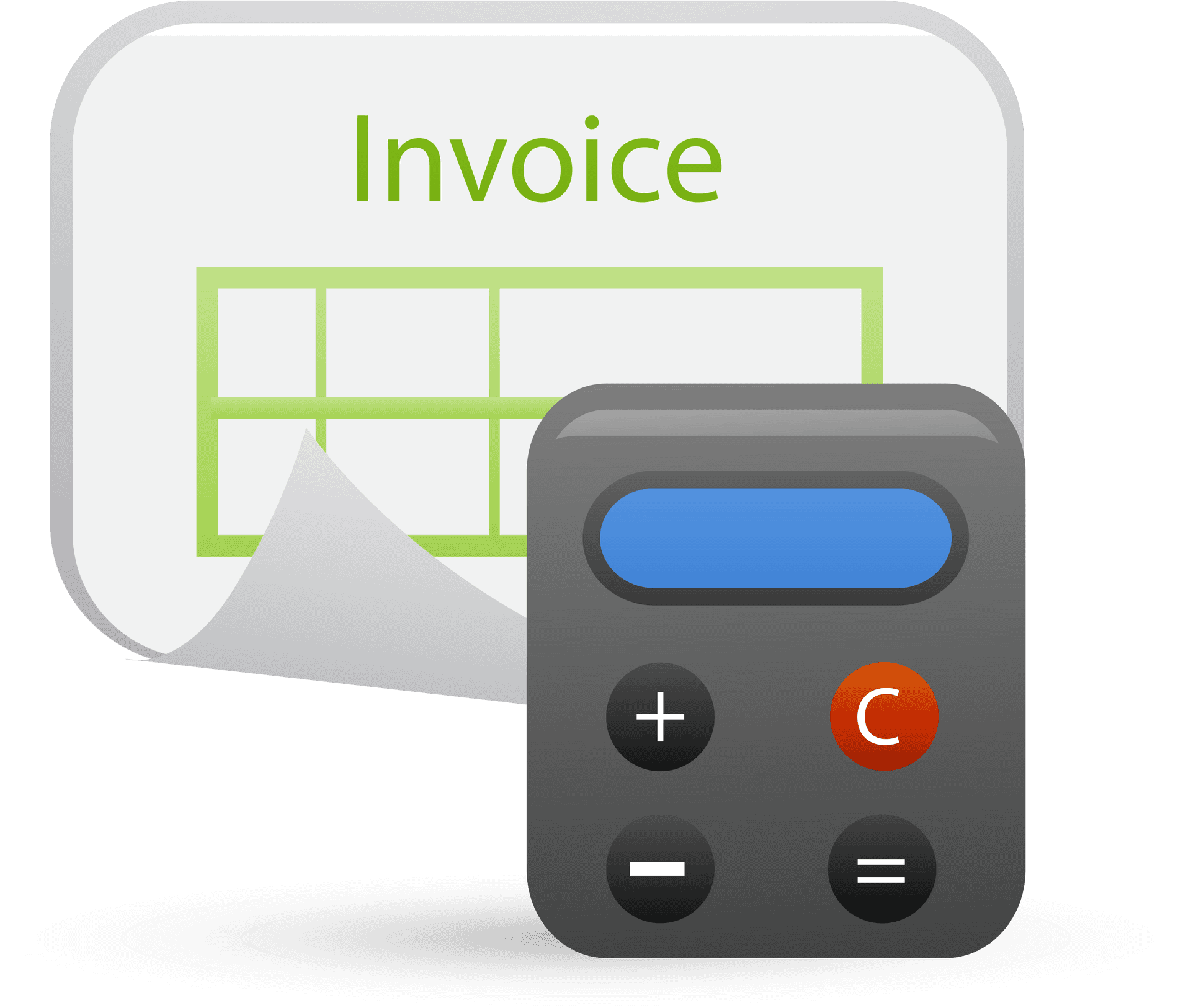 Invoice Calculator Icon PNG