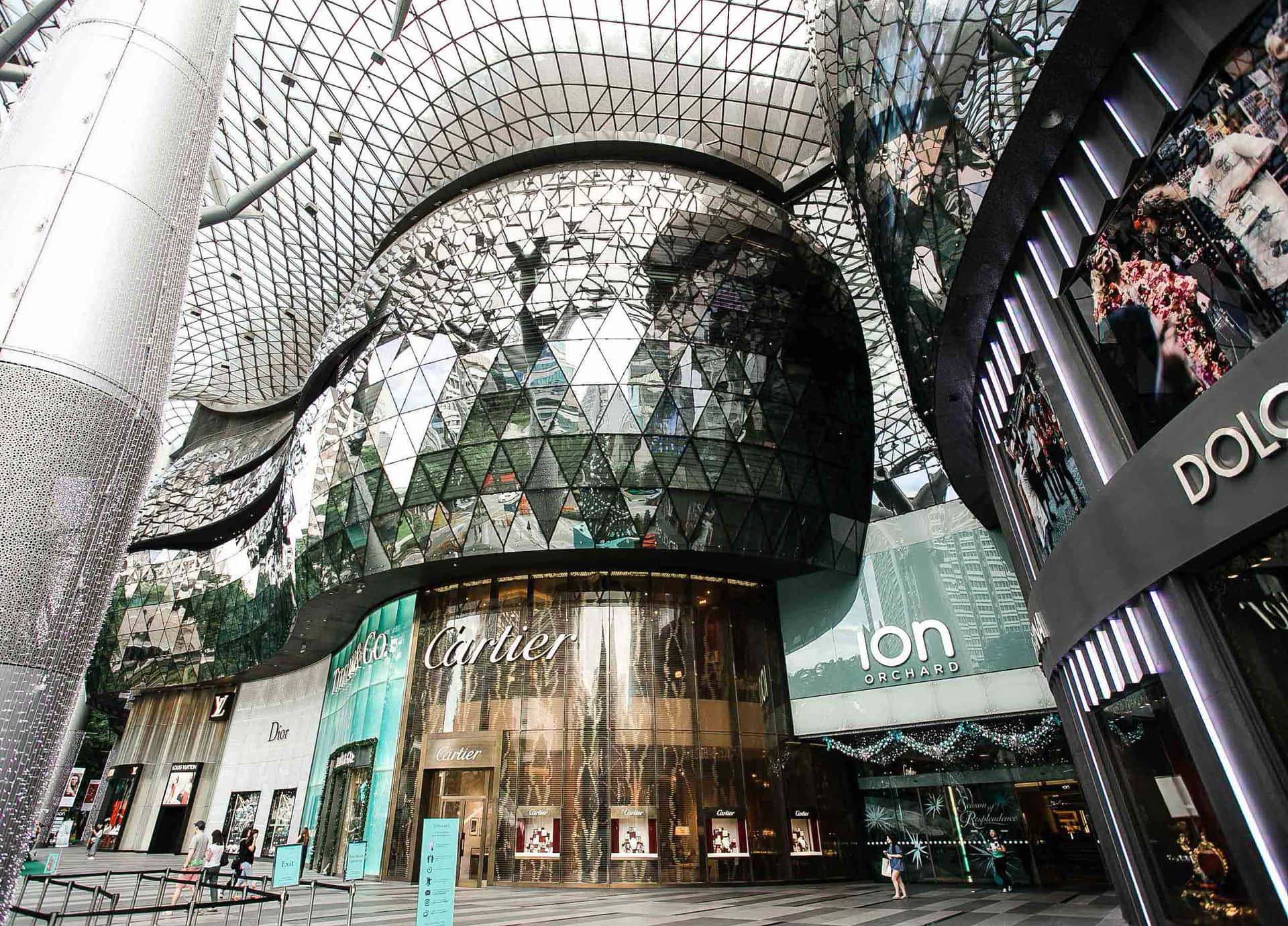 Ion Orchard Shopping Mall Singapore Wallpaper