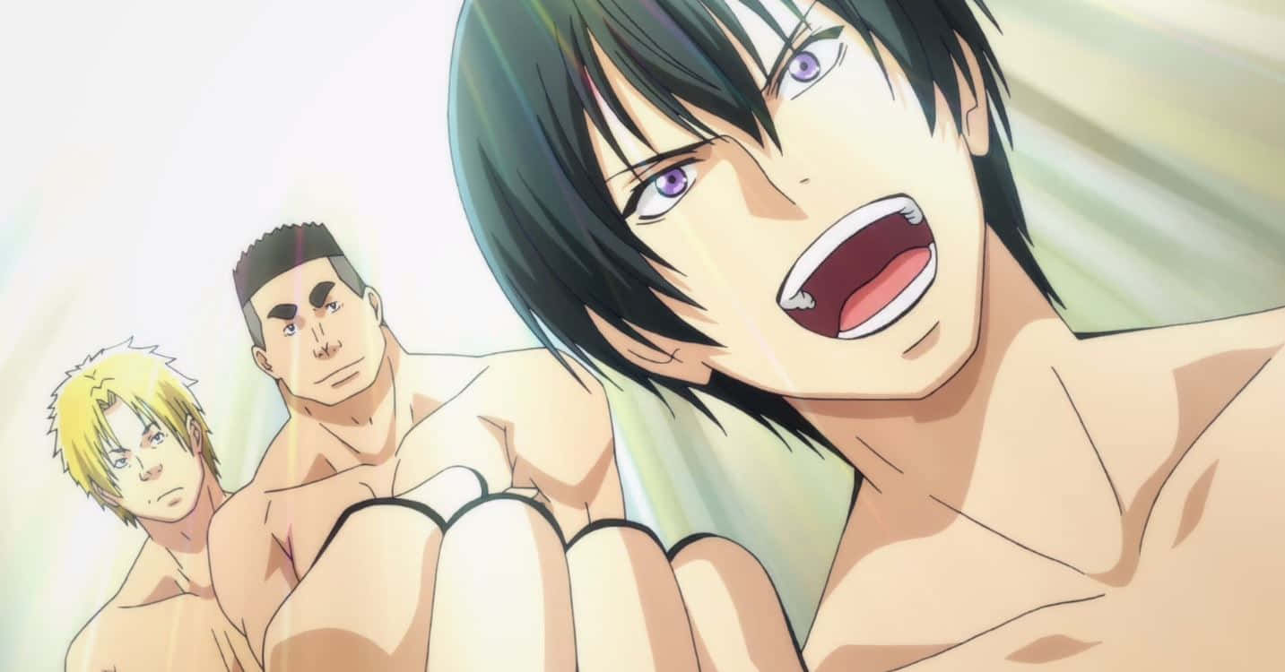 Iori Kitahara, The Main Character From Grand Blue, Laughing Ecstatically. Wallpaper