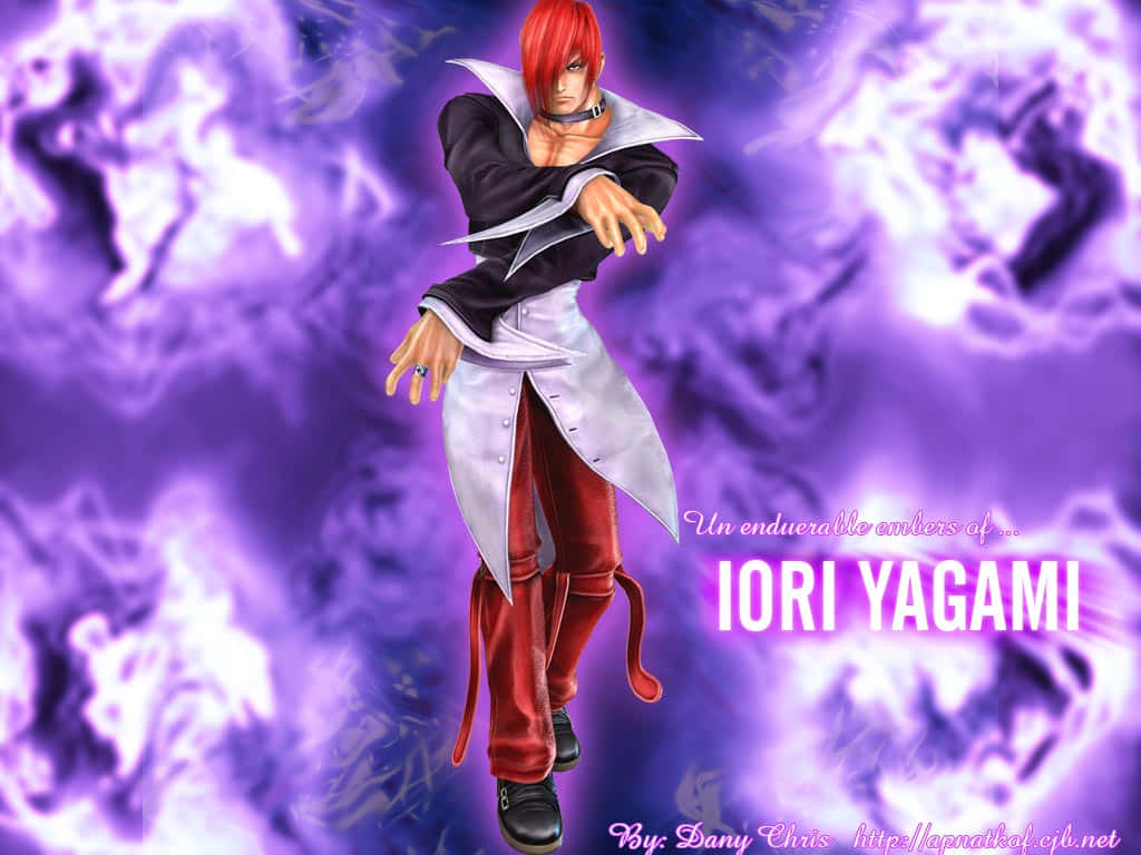 Iori Yagami, King of Fighters Wallpaper