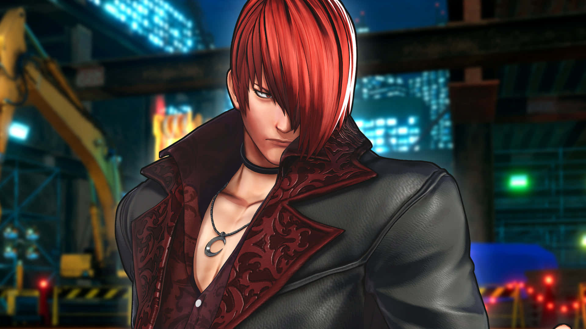 En karakter i et videospil med rødt hår Wallpaper