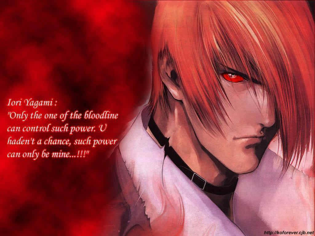 A Man With Red Hair And A Quote On It Wallpaper