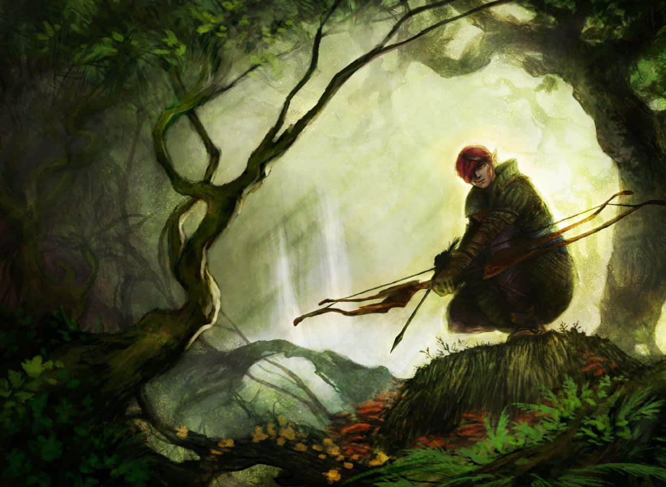 Iorveth - The Legendary Elven Archer Of The Witcher Series Wallpaper