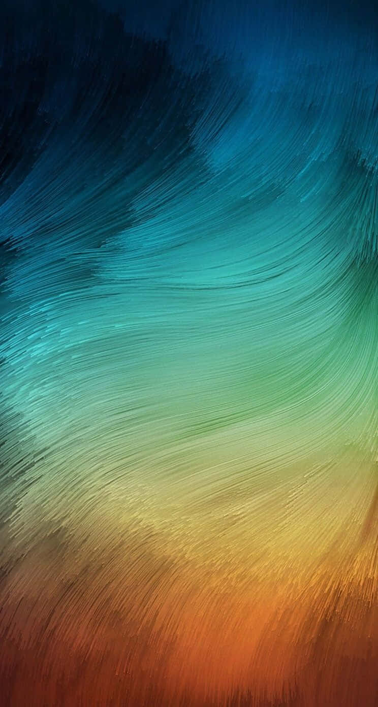 Ios 1 Colorful Paint Brush Strokes Wallpaper