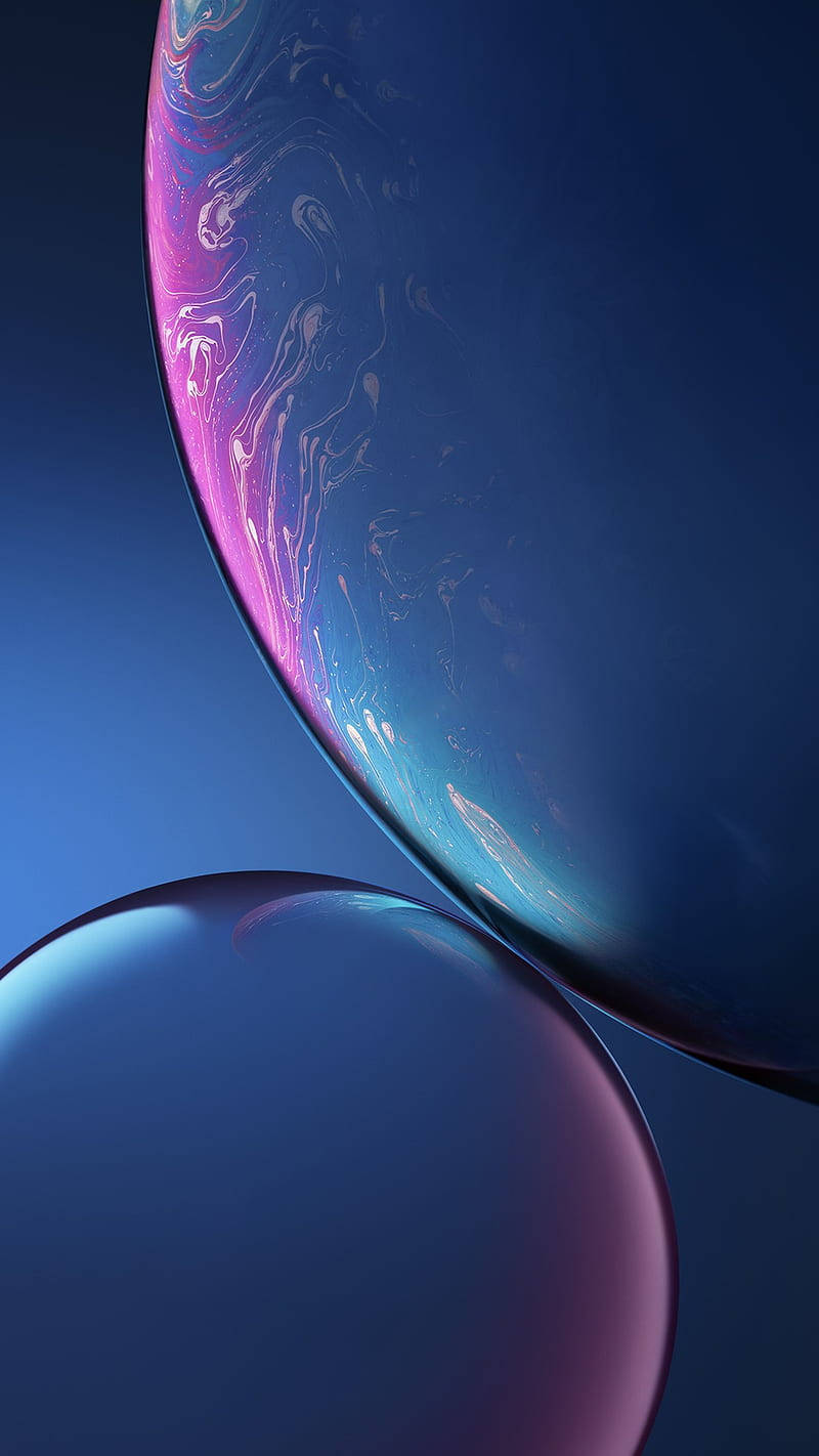 Apple iPhone Abstract Purple Round Pattern Wallpaper Wallpaper