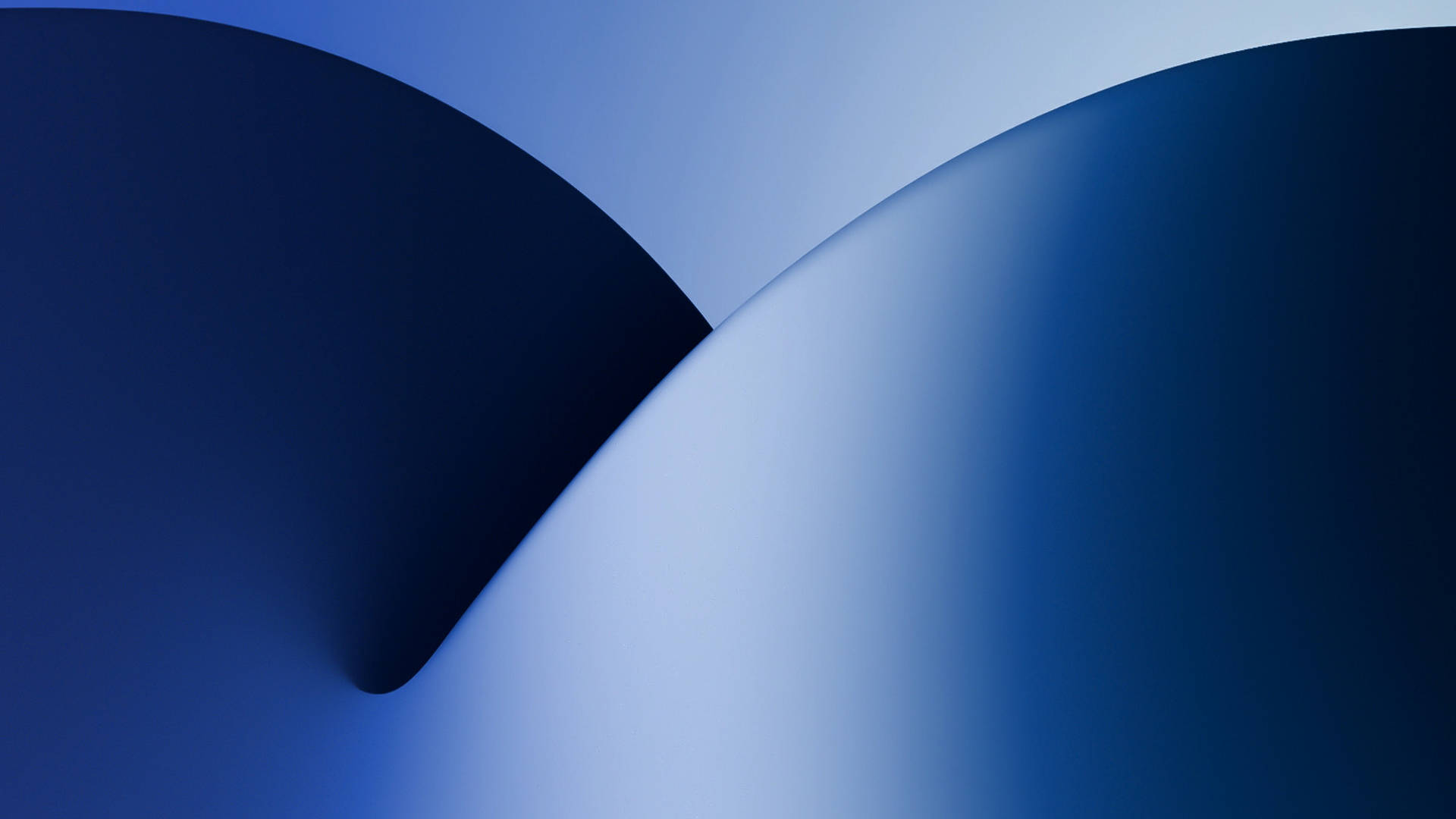 Ios 14 Blue Minimalist Background