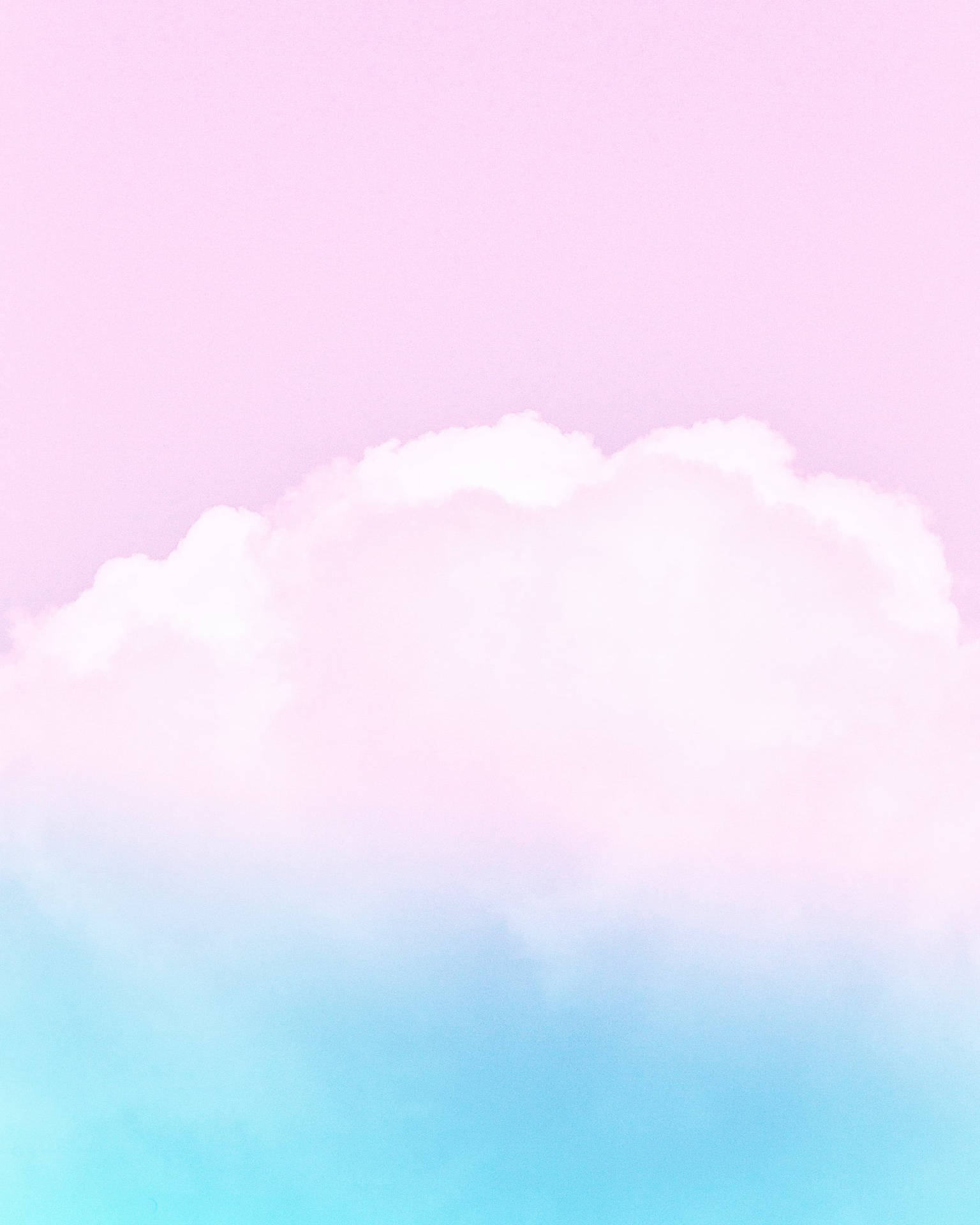 Ios 14 Pink And Blue Cloud