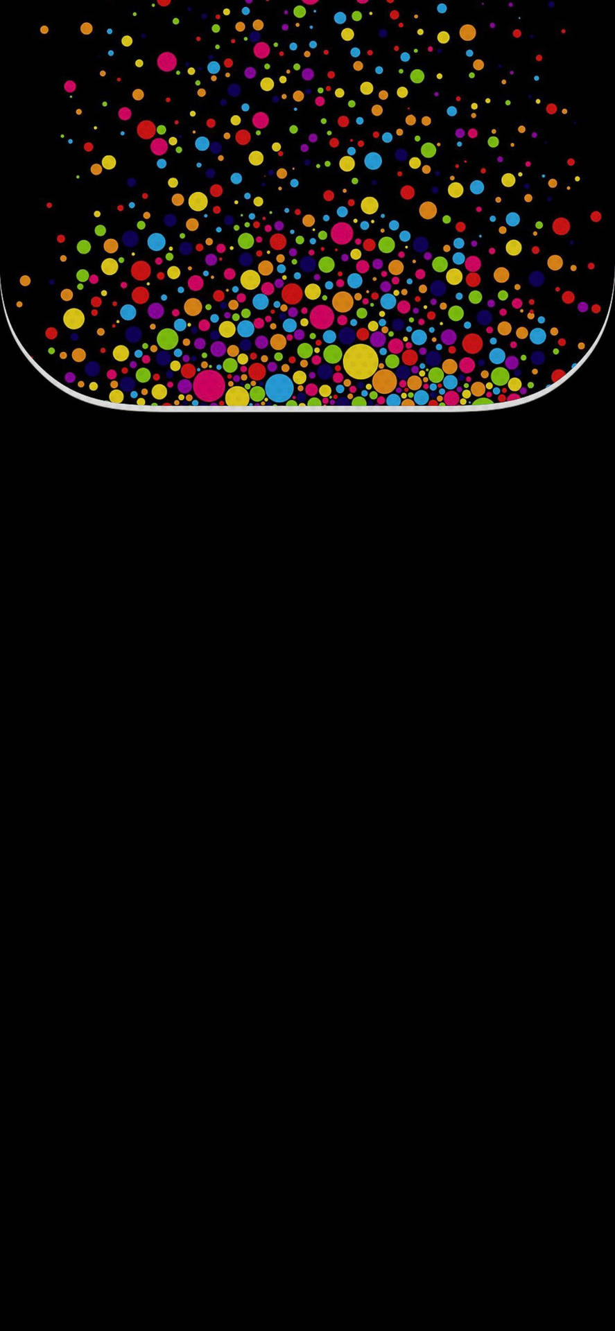 iOS 15 Colorful Dots Wallpaper