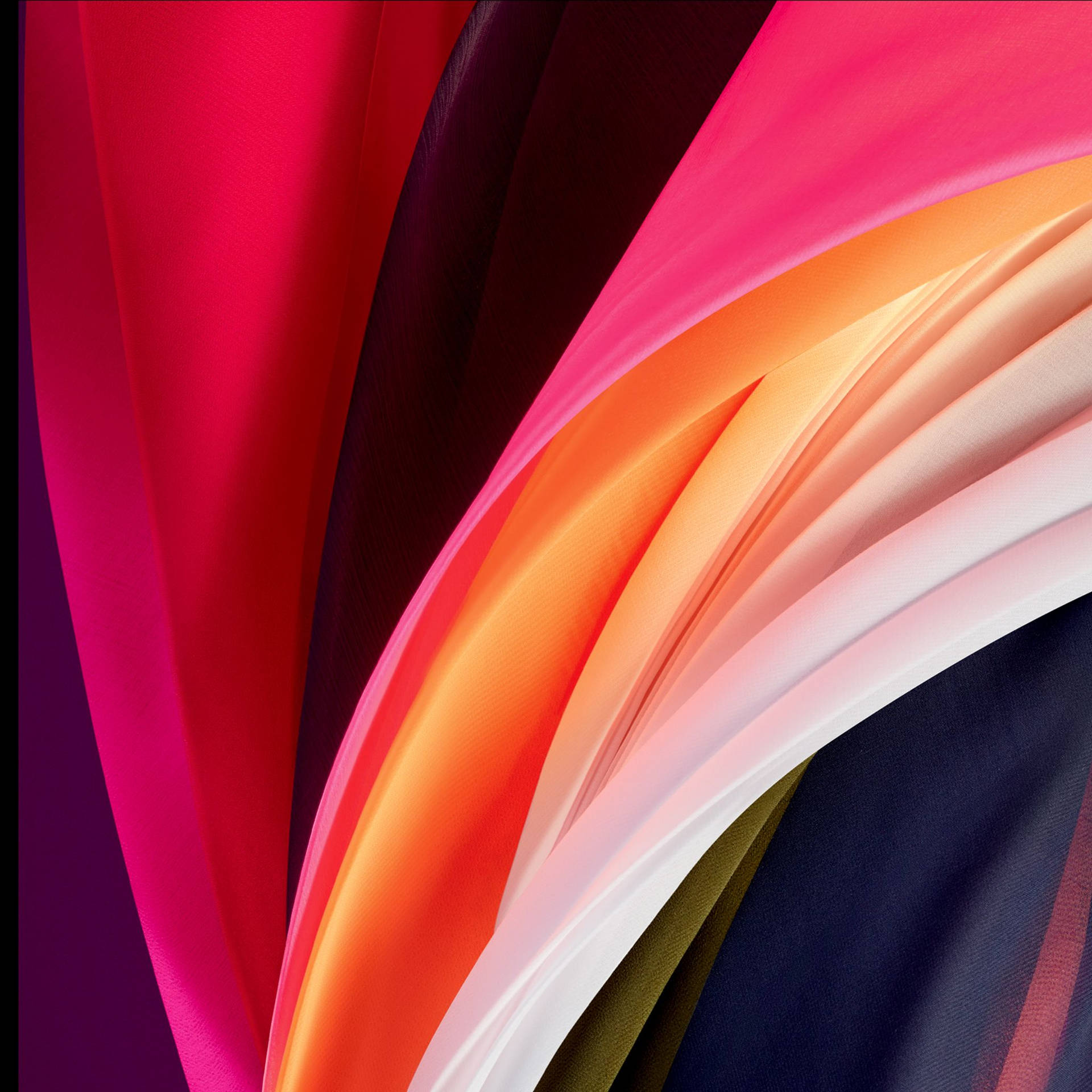 Ios 15 Curved Colors Wallpaper