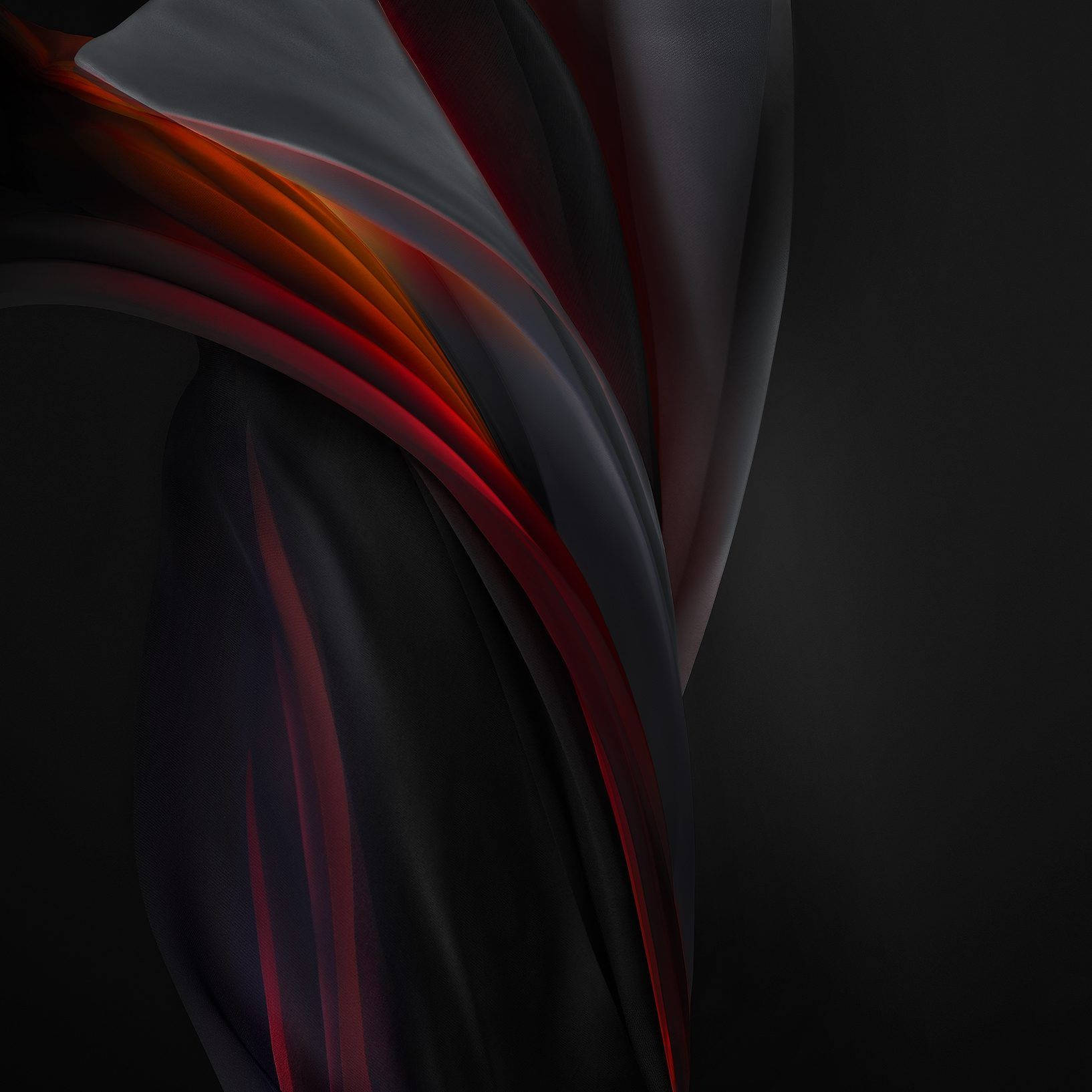 Ios 15 Red And Black Wallpaper